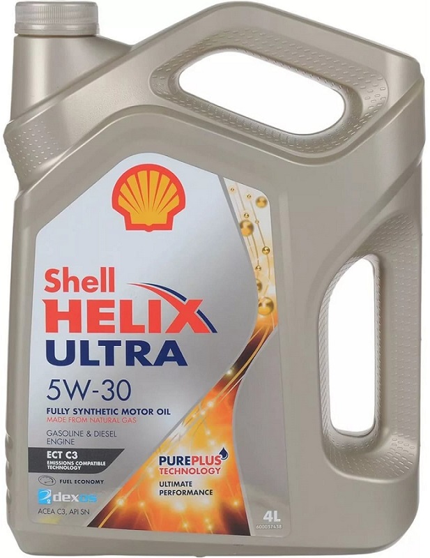 Масло моторное синтетическое Shell 550042847 Helix Ultra ECT C3 5W-30, 4л