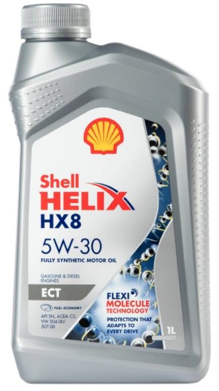 Масло моторное синтетическое Shell 550048036 Helix HX8 ECT 5W-30, 1л