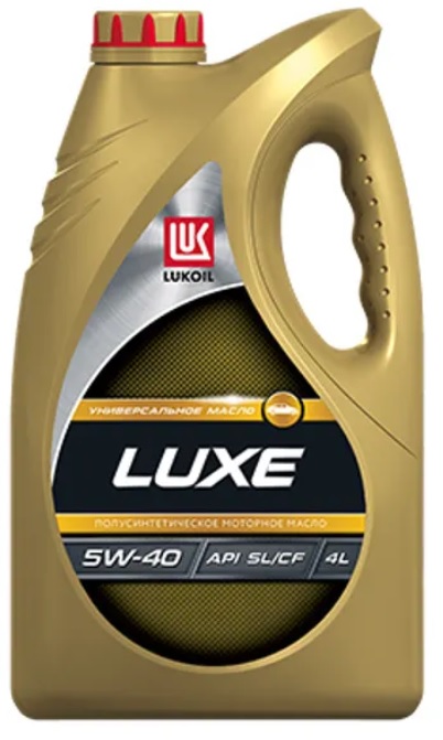 Масло моторное полусинтетическое Lukoil 19190 Люкс 5W-40, 4л
