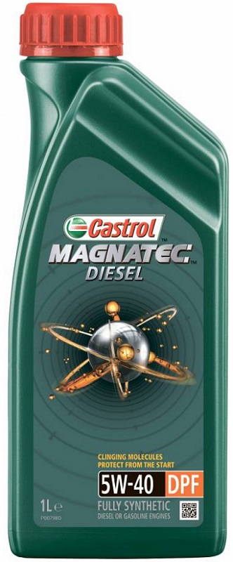 Масло моторное синтетическое Castrol 156EDC Magnatec Diesel DPF 5W-40, 1л