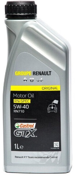 Масло моторное синтетическое Renault 77 11 943 689 GTX RN-SPEC RN710 5W-40, 1л