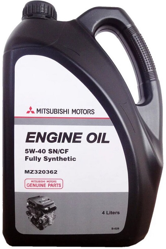 Масло моторное синтетическое Mitsubishi MZ 320362 ENGINE OIL 5W-40, 4л