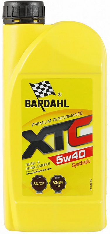 Масло моторное синтетическое Bardahl 36161 XTC 5W-40, 1л