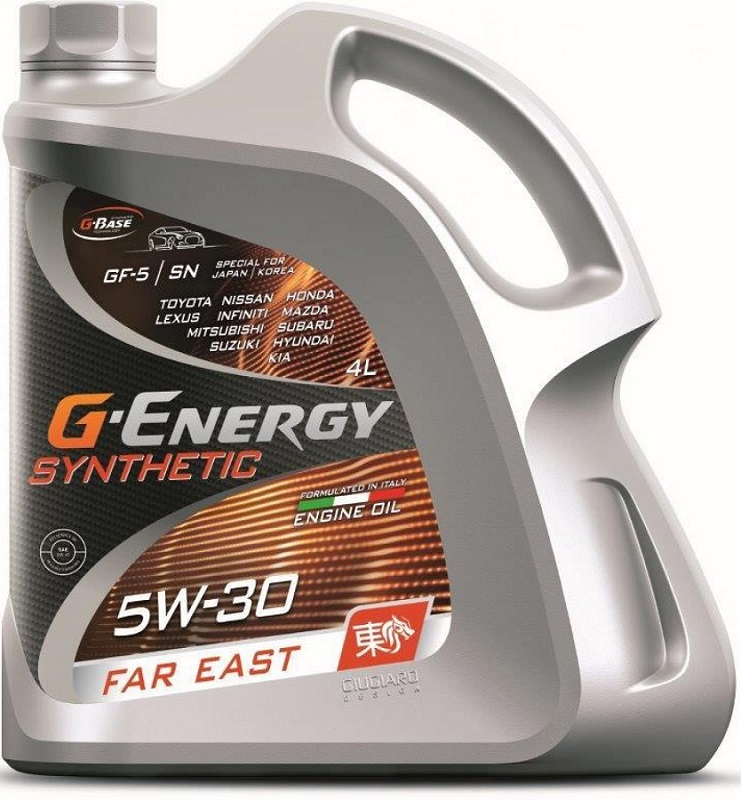 Масло моторное синтетическое G-Energy 253142415 Synthetic Far East 5W-30, 4л