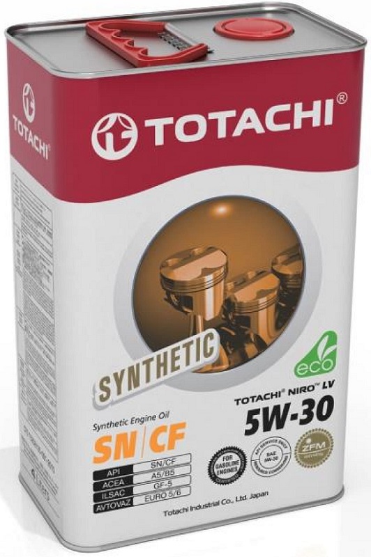 Масло моторное синтетическое Totachi 4589904524028 Niro LV 5W-30, 4л