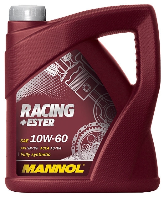 Масло моторное синтетическое Mannol 4037 Racing+Ester 10W-60, 4л