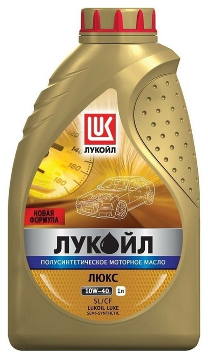 Масло моторное полусинтетическое Lukoil 19187 Люкс 10W-40, 1л