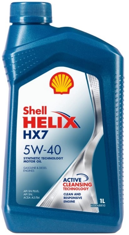 Масло моторное полусинтетическое Shell 550051496 Helix HX7 5W-40, 1л
