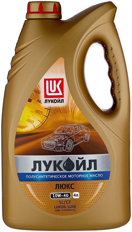 Масло моторное полусинтетическое Lukoil 19188 Люкс 10W-40, 4л