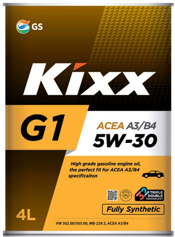 Масло моторное синтетическое Kixx L531044TE1 G1 5W-30, 4л