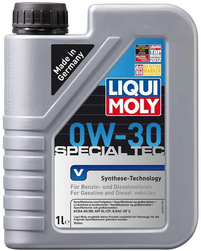 Масло моторное синтетическое Liqui Moly Special 2852 Tec V 0W-30, 1л