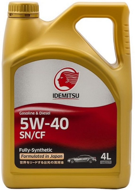 Масло моторное полусинтетическое Idemitsu 30015045-746 Gasoline & Diesel Semi-Synthetic 10W-40, 4л