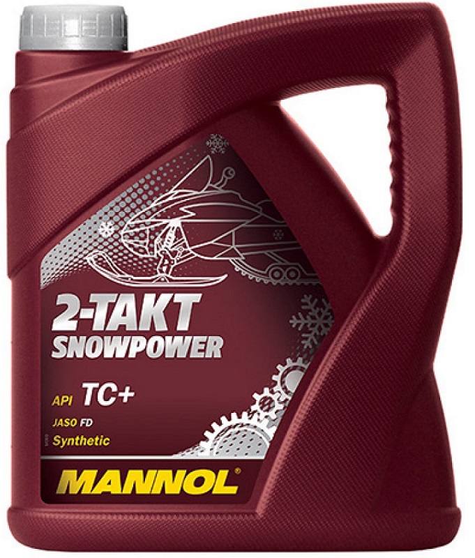 Масло моторное синтетическое Mannol 1431 2-Takt Snowpower, 4л
