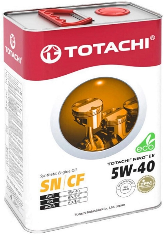 Масло моторное синтетическое Totachi 4589904523540 Niro LV 5W-40, 4л