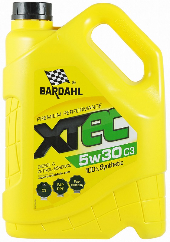 Масло моторное синтетическое Bardahl 36303 XTEC C3 5W-30, 5л