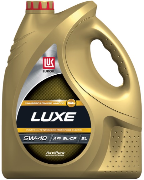 Масло моторное полусинтетическое Lukoil 19300 Люкс 5W-40, 5л