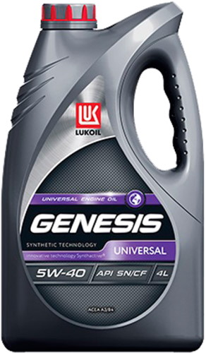 Масло моторное полусинтетическое Lukoil 3148631 Genesis Universal 5W-40, 4л
