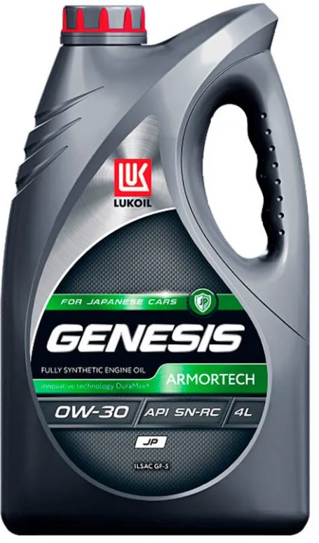 Масло моторное синтетическое Lukoil 3173837 Genesis Armortech JP 0W-30, 4л