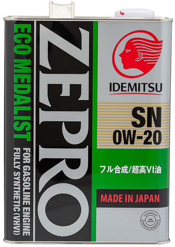 Масло моторное синтетическое Idemitsu 4253-004 Zepro Eco Medalist 0W-20, 4л