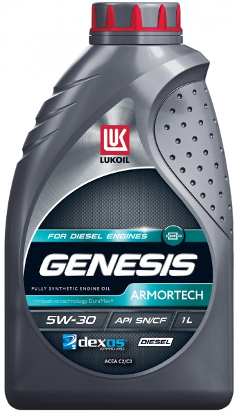 Масло моторное синтетическое Lukoil 3149148 Genesis Armortech Diesel 5W-30, 1л