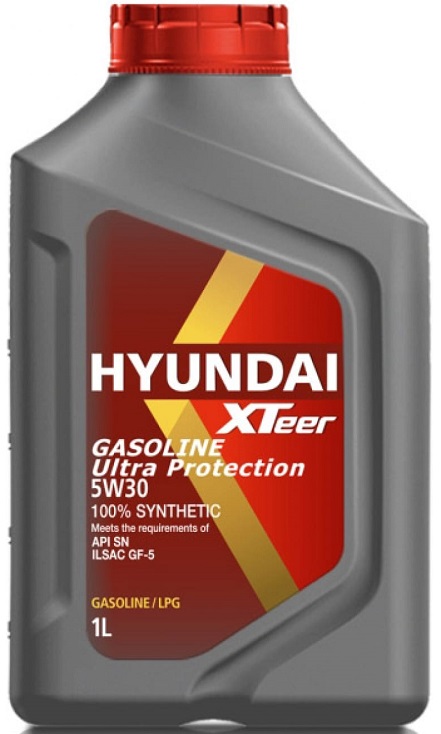 Масло моторное синтетическое Hyundai XTeer 1011002 Gasoline Ultra Protection 5W-30, 1л