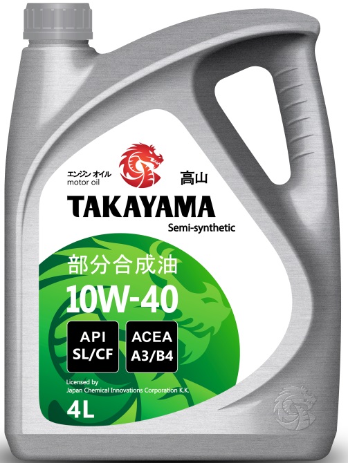 Масло моторное полусинтетическое Takayama 605518 Motor Oil 10W-40, 4л