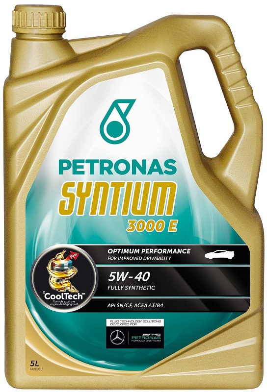 Масло моторное синтетическое Petronas 70134M12EU SYNTIUM 3000 E 5W-40, 5л