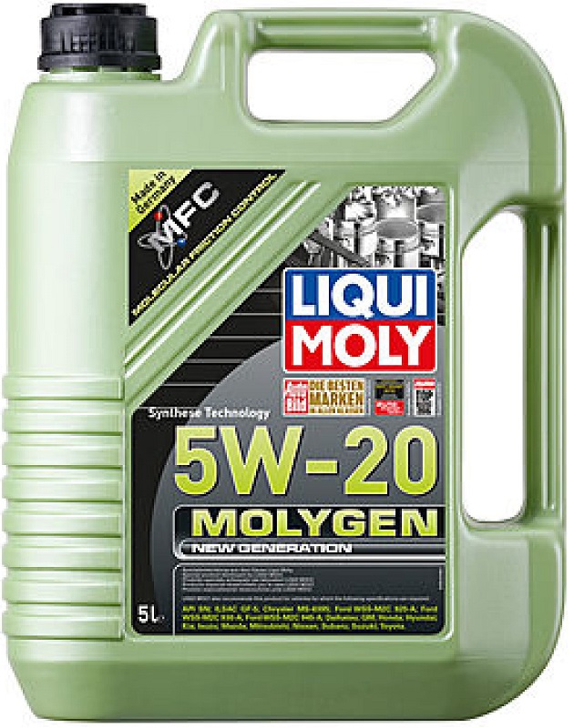 Масло моторное синтетическое Liqui Moly 8540 Molygen New Generation 5W-20, 5л