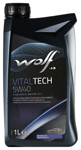 Масло моторное синтетическое Wolf oil 8311093 Vitaltech 5W-40, 1л