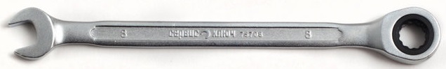 Трещоточный ключ СЕРВИС КЛЮЧ 75708, 8мм 