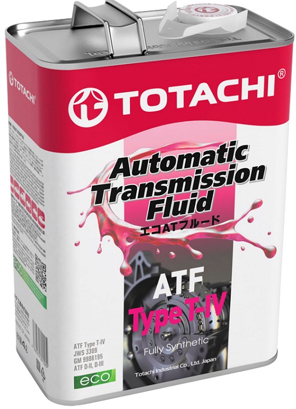 Масло трансмиссионное Totachi 20204 ATF Type T-IV, 4л