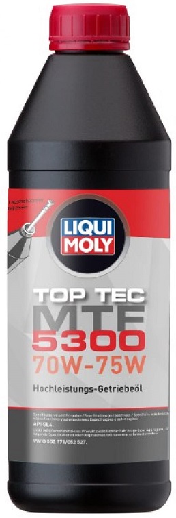 Масло трансмиссионное синтетическое Liqui Moly 21359 Top Tec MTF 5300 GL-4, 70W-75W, 1л