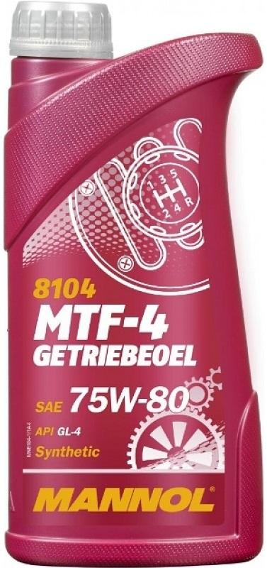Масло трансмиссионное синтетическое Mannol 1943 MTF-4 75W-80, 1л
