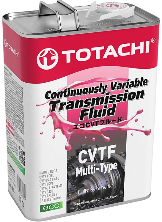 Масло трансмиссионное синтетическое Totachi 20504 ATF CVT MULTI-TYPE, 4л