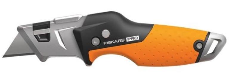 Нож строительный складной FISKARS 1027224 CarbonMax со сменным лезвием