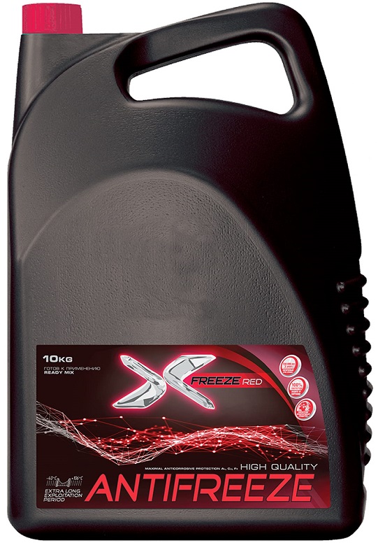Жидкость охлаждающая X-Freeze 430206075 red, красная, 10л