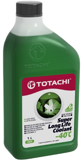 Жидкость охлаждающая Totachi 4589904520518 Super Long Life Coolant -40, зелёная, 1л