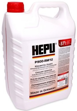 Жидкость охлаждающая Hepu P900-RM12-005 P900 RM12, красная, 5л
