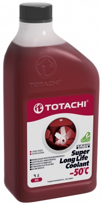 Жидкость охлаждающая Totachi 41901 Super Long Life Coolant -50, красная, 1л