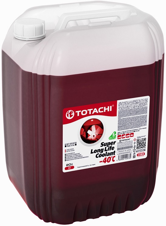 Жидкость охлаждающая Totachi 41820 Super Long Life Coolant -40, красная, 20л