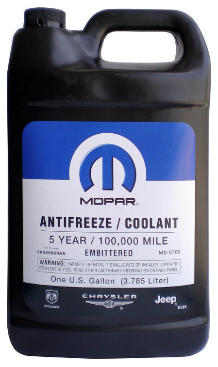 Жидкость охлаждающая Chrysler 68048 953AB Antifreeze-Coolant 5 Year, красная, 3.785л