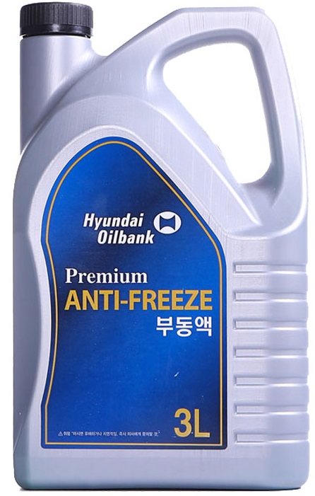 Жидкость охлаждающая Hyundai XTeer 2030001 Oilbank Antifreeze, зелёная, 3л