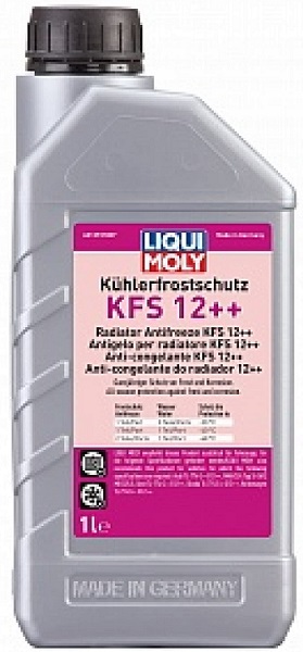 Жидкость охлаждающая Liqui Moly 21134 Kuhlerfrostschutz KFS 12++, красная, 1л