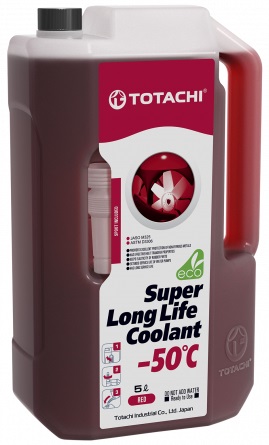 Жидкость охлаждающая Totachi 4589904924866 Super Long Life Coolant -50, красная, 5л