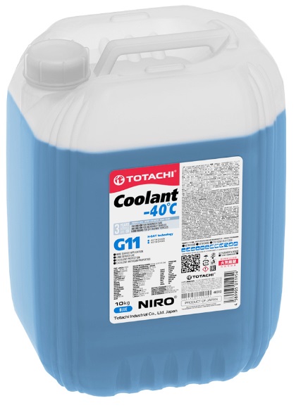 Жидкость охлаждающая Totachi 46310 NIRO COOLANT Blue G11, синяя, 9л