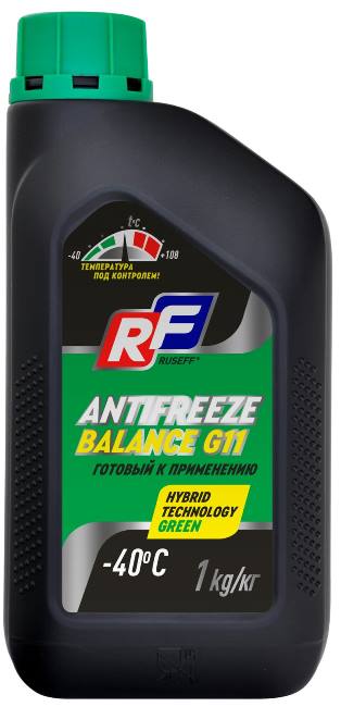 Жидкость охлаждающая Ruseff 17461N BALANCE G11, зелёная, 0.9л