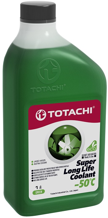 Жидкость охлаждающая Totachi 4589904520600 Super Long Life Coolant -50, зелёная, 1л