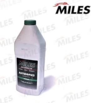 Жидкость охлаждающая Miles AFGC001 Antifreeze, зелёная, 1л