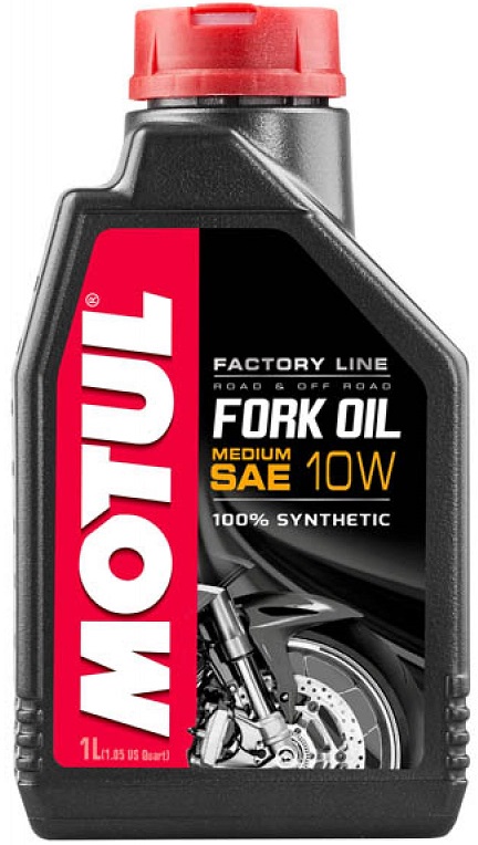 Масло для вилок и амортизаторов синтетическое Motul 105925 Fork Oil medium Factory Line 10W, 1л