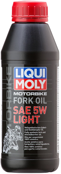 Масло для вилок и амортизаторов синтетическое Liqui Moly 7598 Motorbike Fork Oil Light 5W, 0.5л